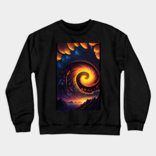 Solar Wave Crewneck Sweatshirt